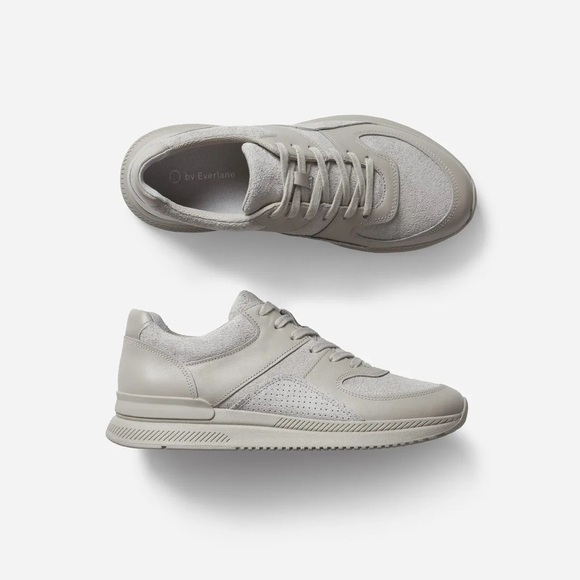 EVERLANE the trainer gray leather size 9 - Picture 1 of 8